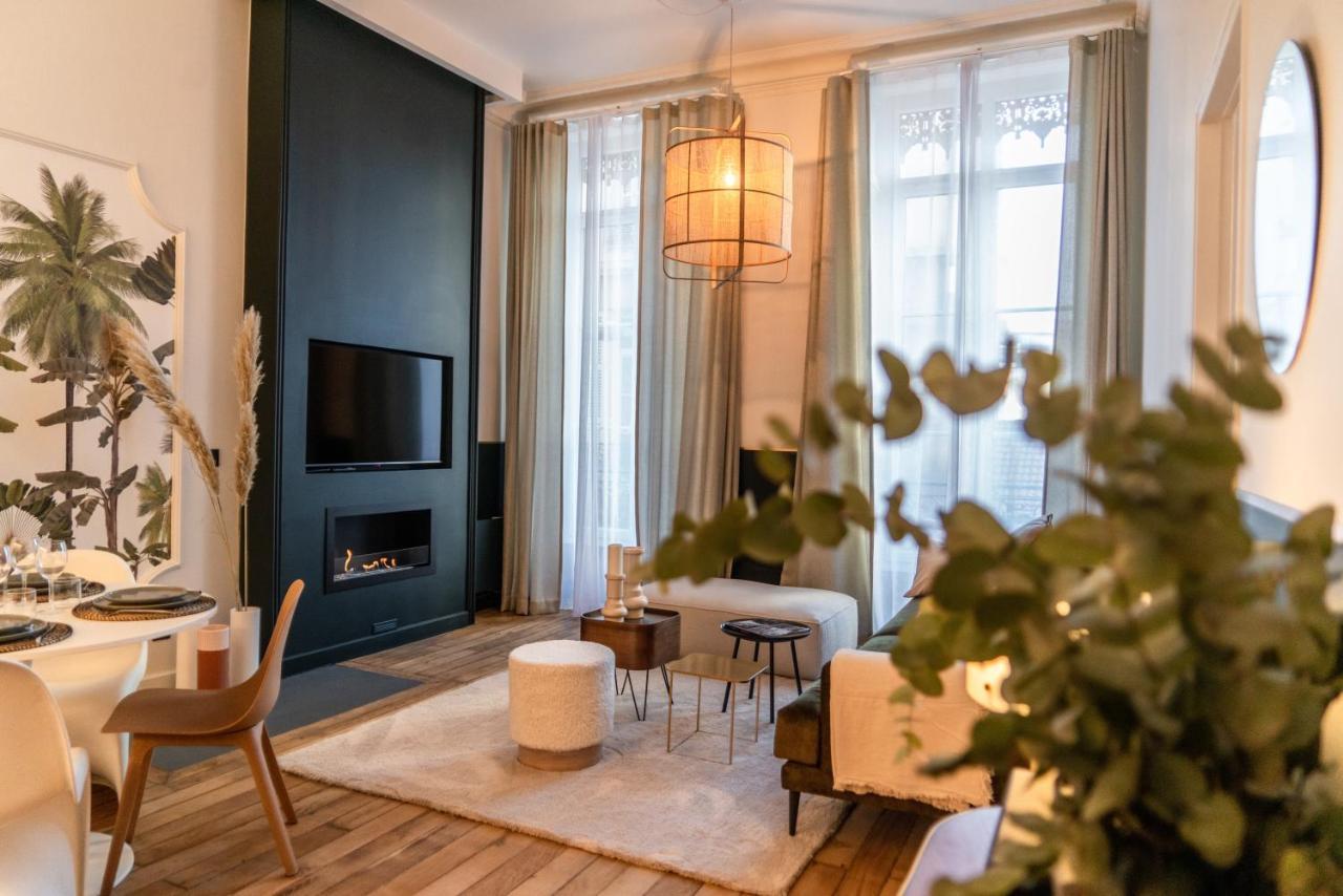 Beige Hospitalite - Coco - Hypercentre-2Chambres-Parking-Zen سانت إتيان المظهر الخارجي الصورة